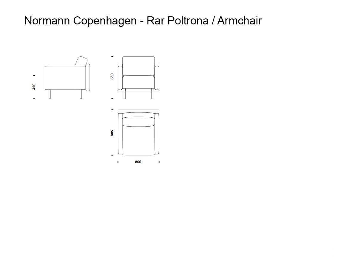 Normann Copenhagen Rar Armchair