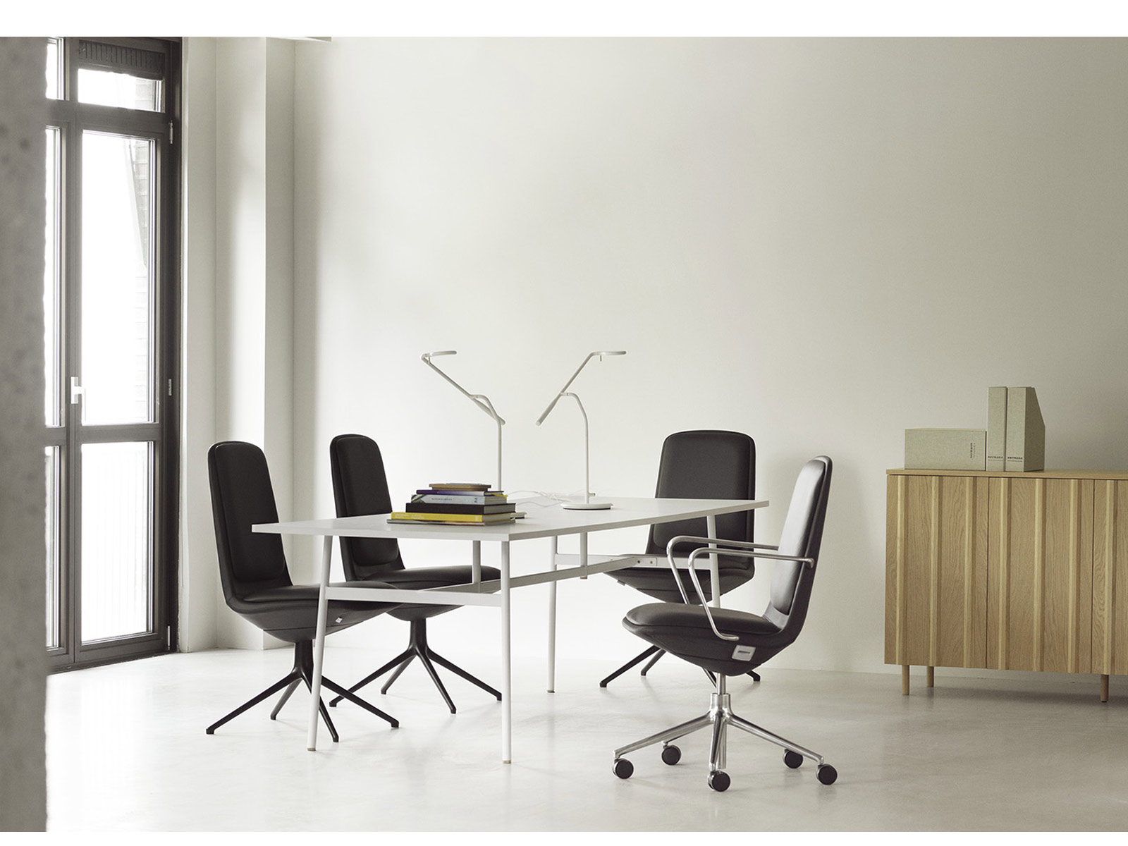 Normann Copenhagen Rib Cabinet Oak Cupboard