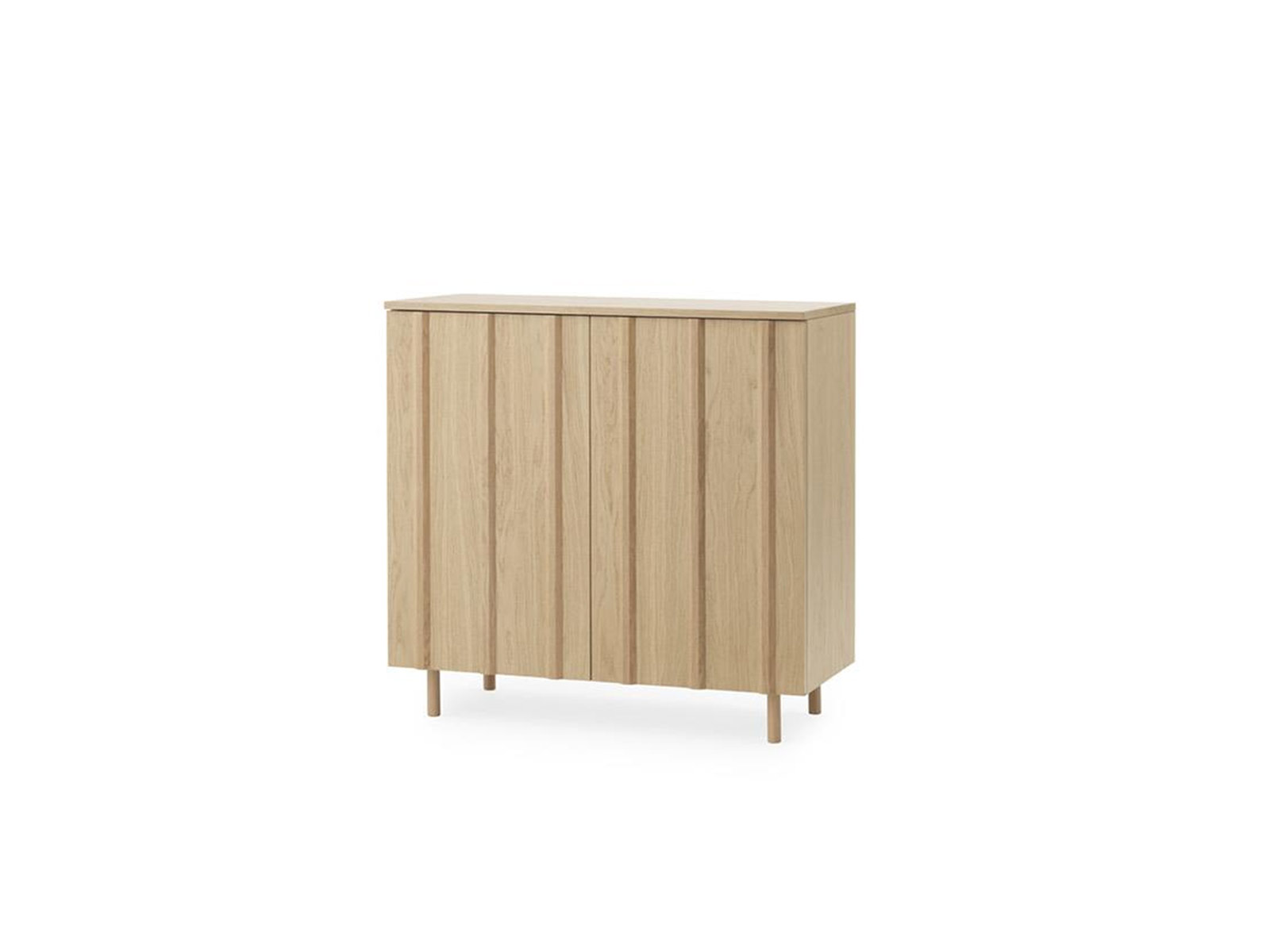 Normann Copenhagen Rib Cabinet Oak Cupboard