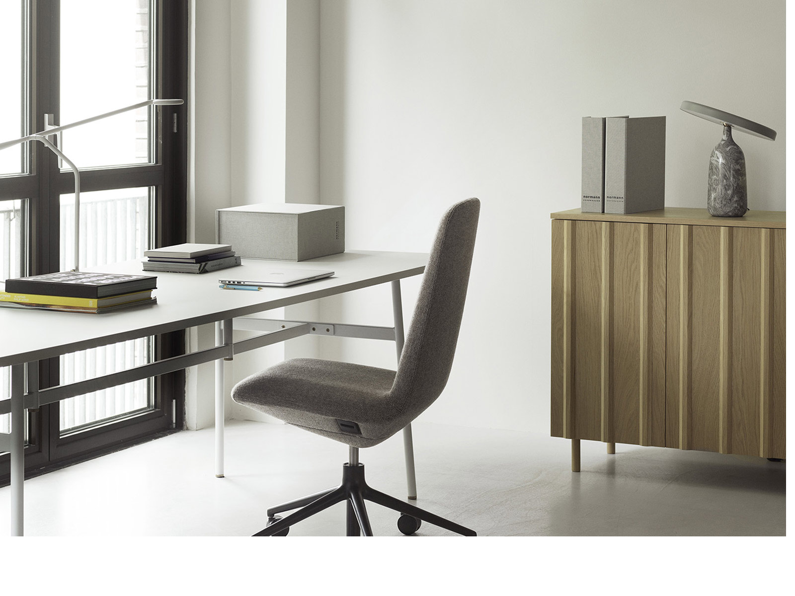 Normann Copenhagen Rib Cabinet Oak Cupboard