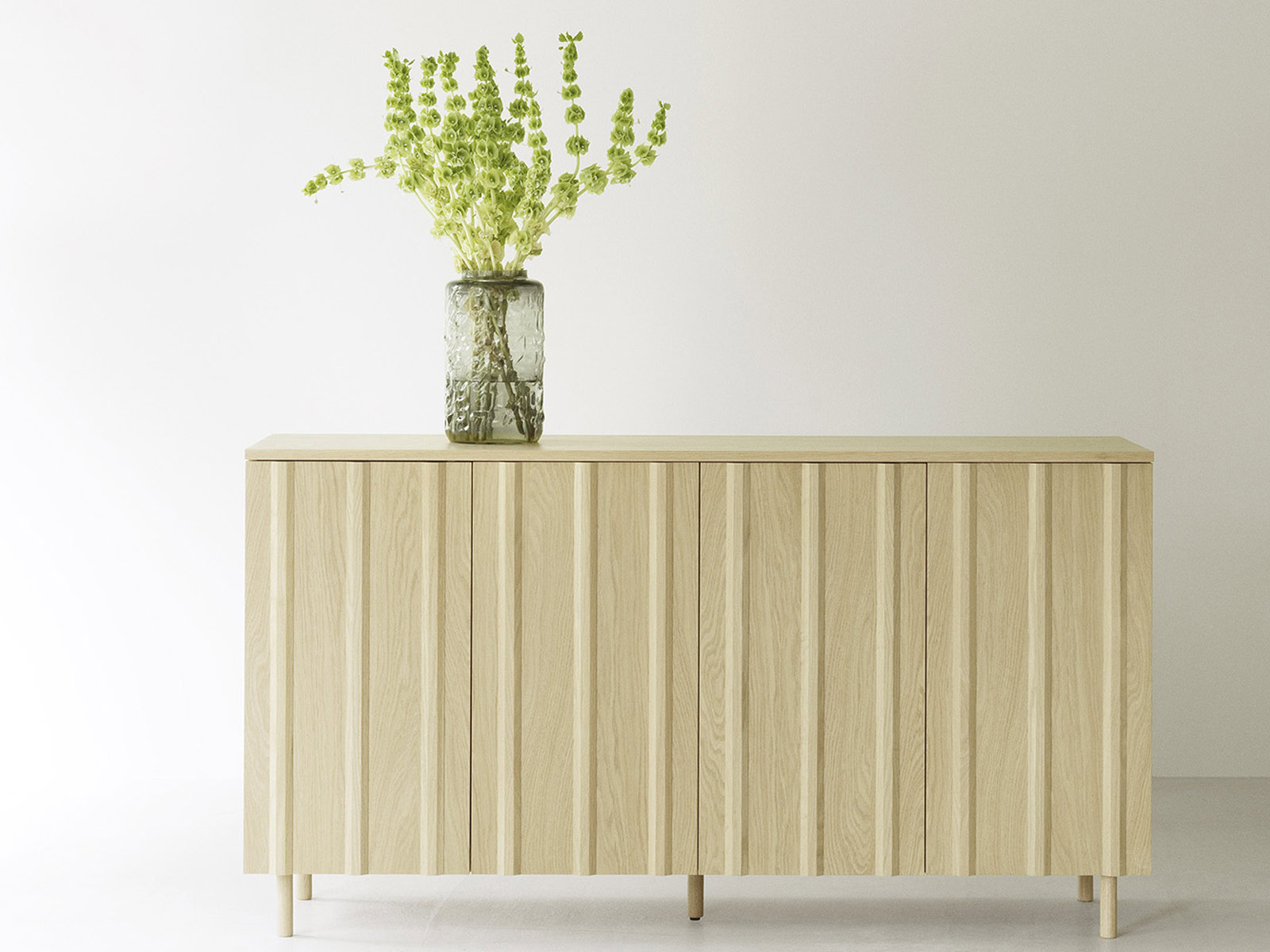 Normann Copenhagen Rib Cabinet Oak Cupboard