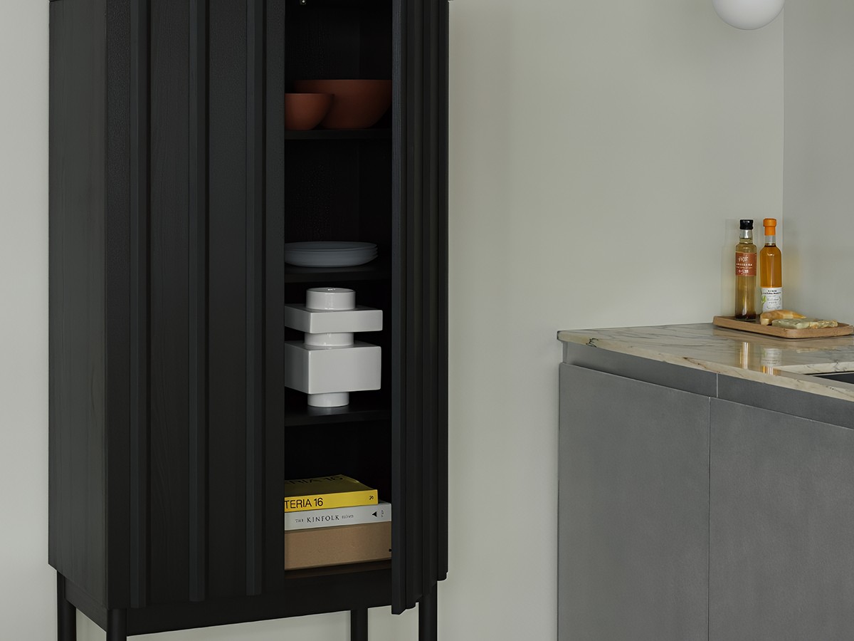 Normann Copenhagen Rib High Cabinet Soft Black