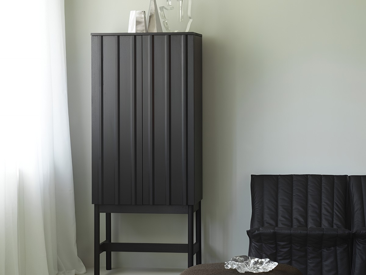 Normann Copenhagen Rib High Cabinet Soft Black