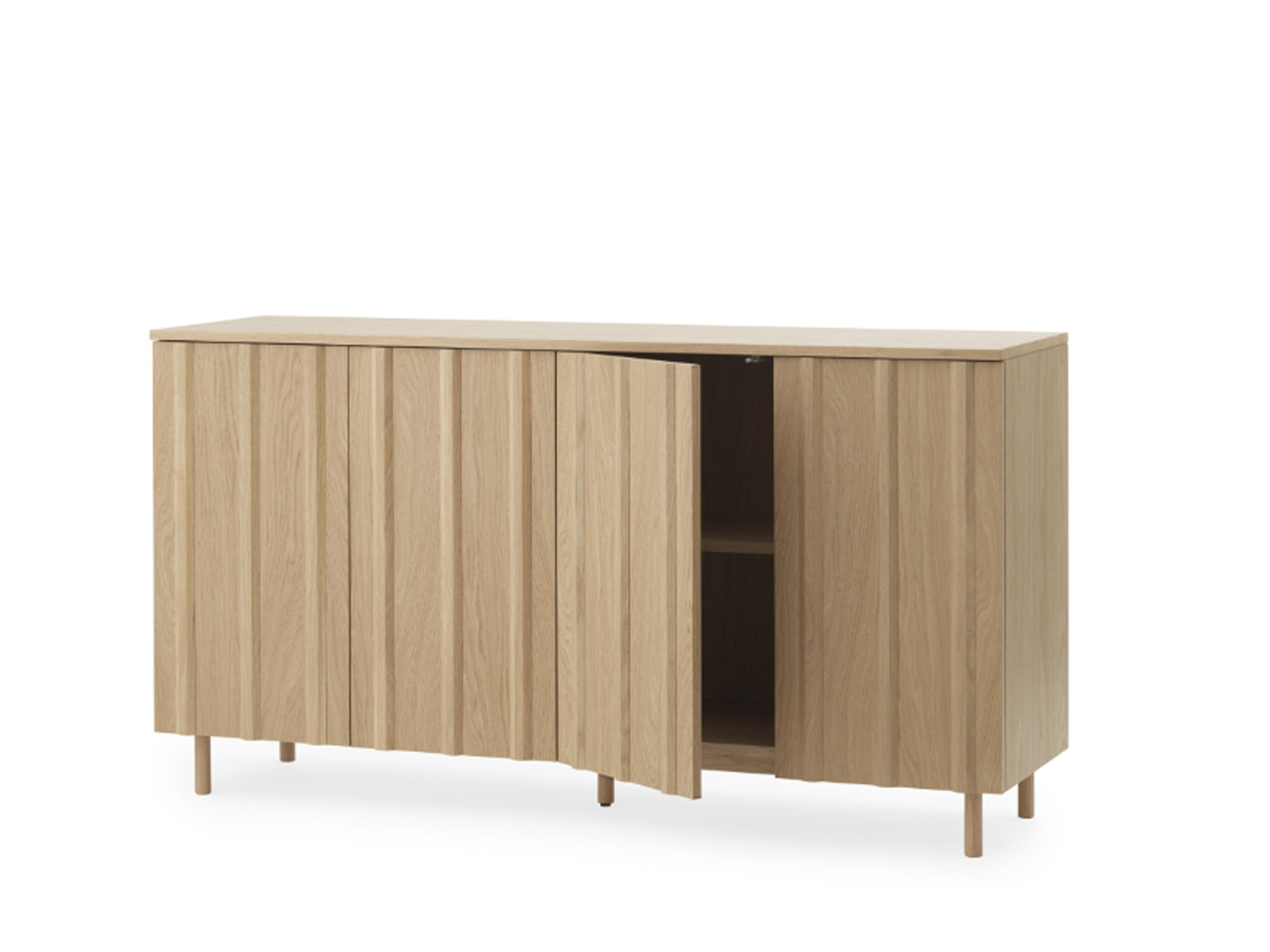 Normann Copenhagen Rib Siderboard Oak Cupboard