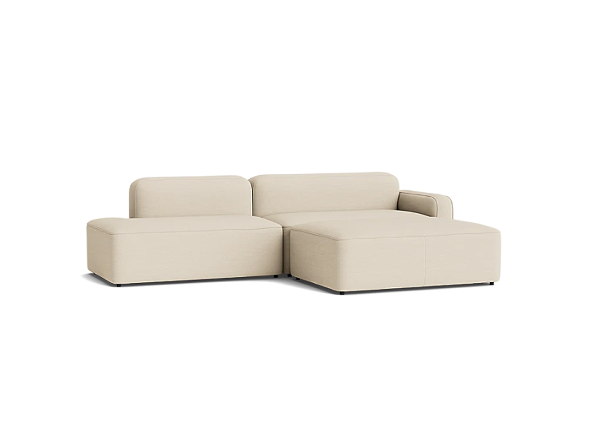 Диван с шезлонгом Normann Copenhagen Rope, модульный пуф · правый