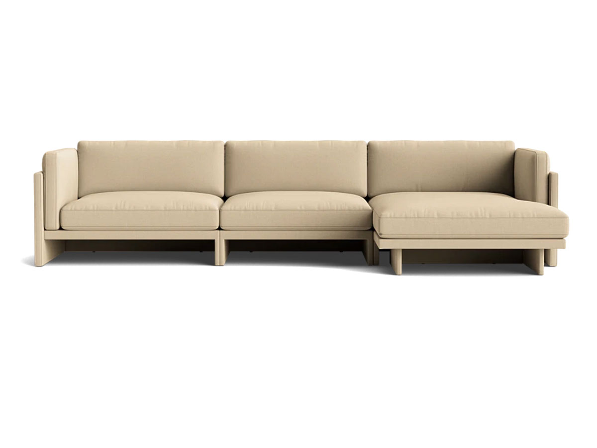 Normann Copenhagen Softy 4 Seater Sofa With Chaise Longue Right