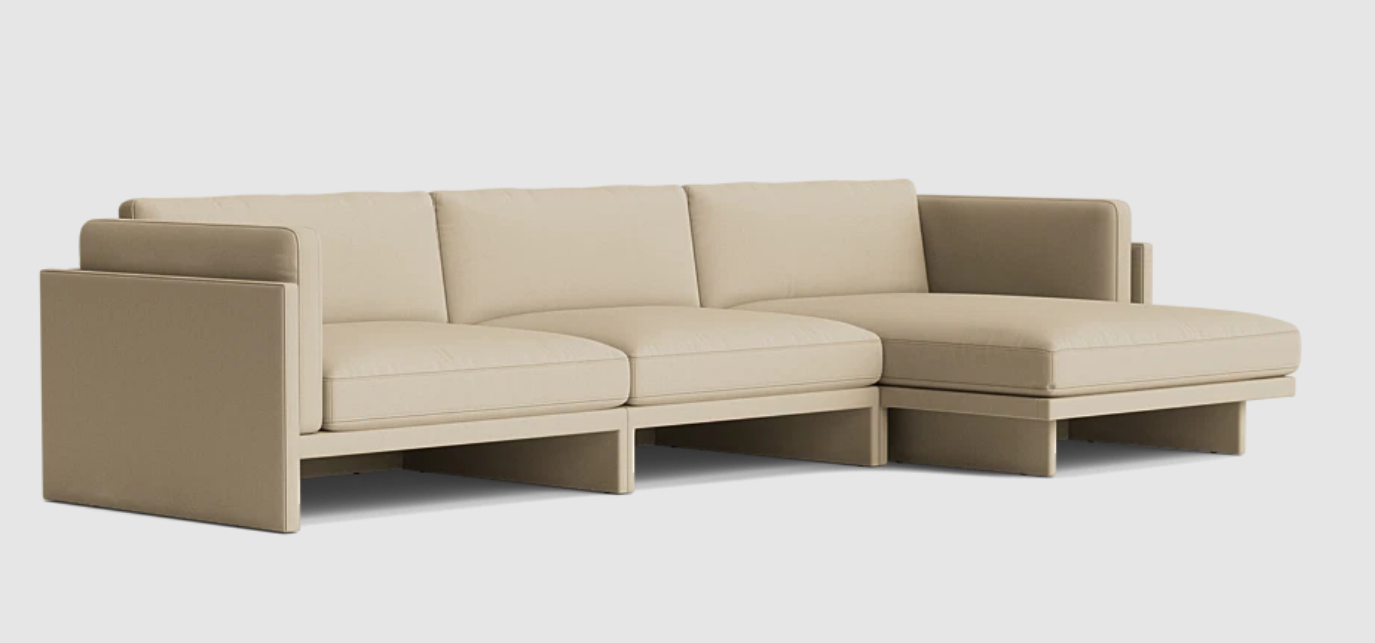Normann Copenhagen Softy 4 Seater Sofa With Chaise Longue Right