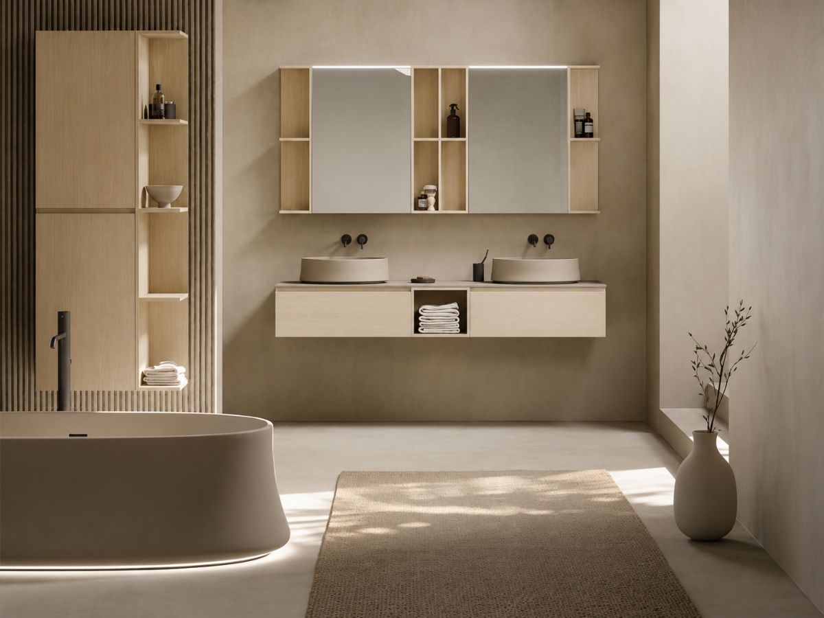 Тумба в ванную Oasis Axis, коллекция