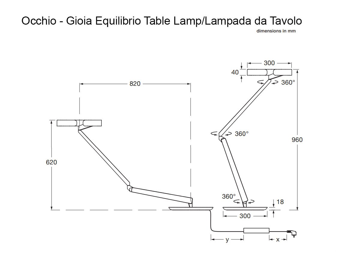 Occhio Gioia Equilibrio Table Lamp