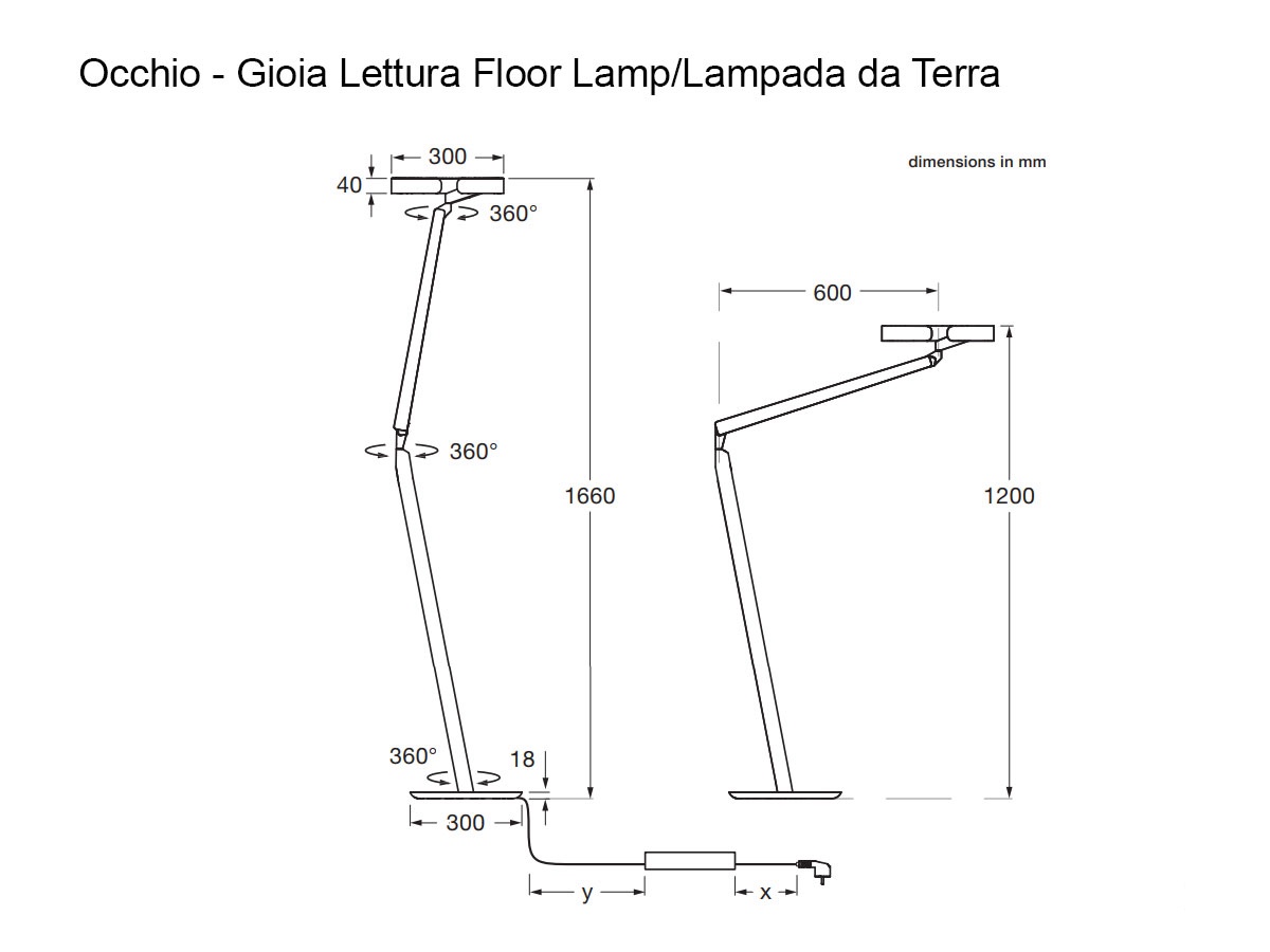 Occhio Gioia Lettura Floor Lamp