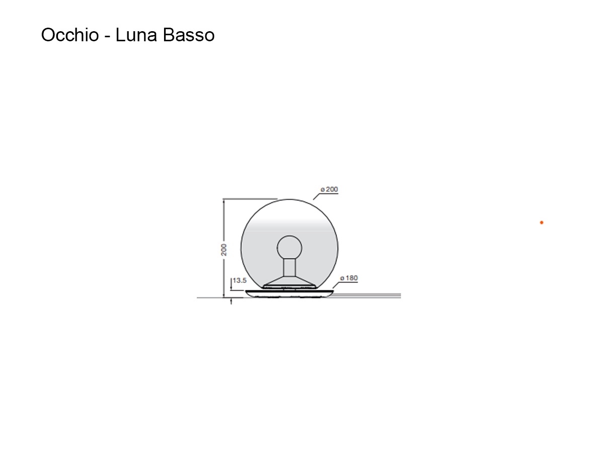 Occhio Luna Basso Table Lamp