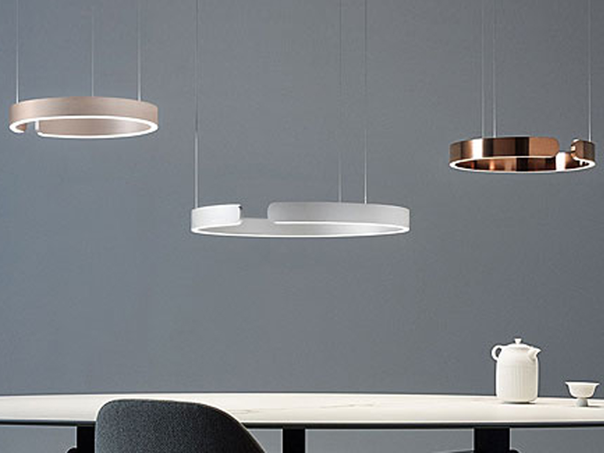 Occhio Mito 60 Variable Suspension Lamp White Canopy