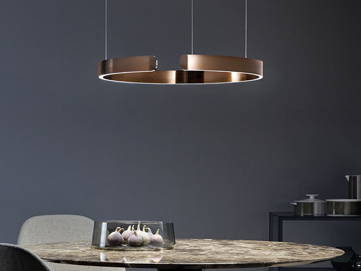 Occhio Mito 60 Variable Suspension Lamp White Canopy