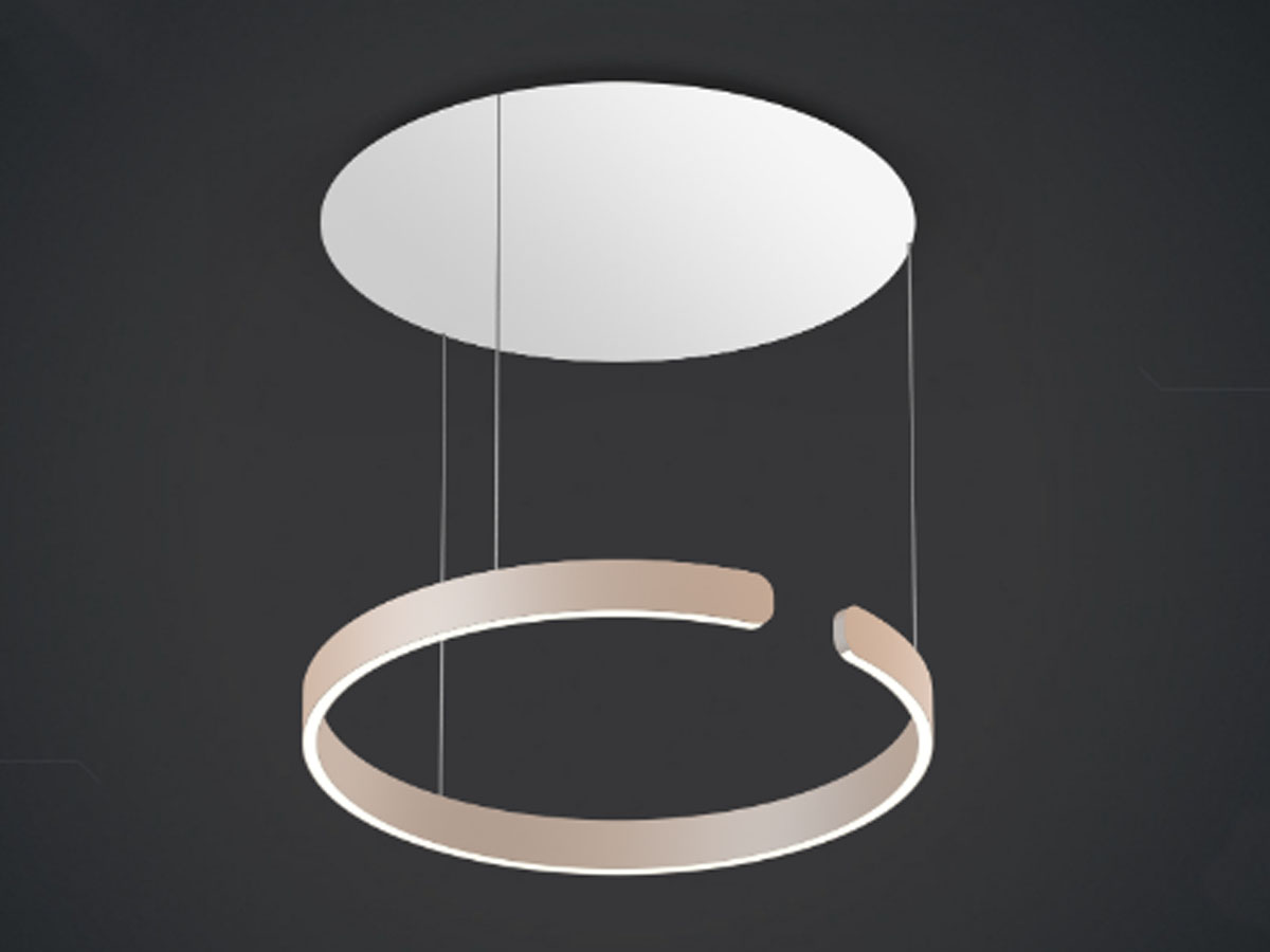 Occhio Mito 60 Variable Suspension Lamp White Canopy