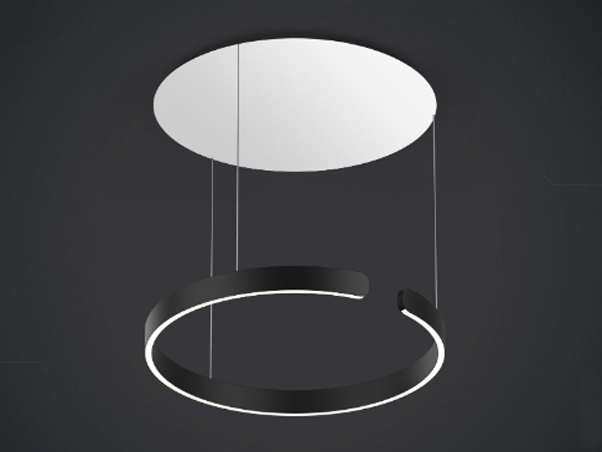 Occhio Mito 60 Variable Suspension Lamp White Canopy