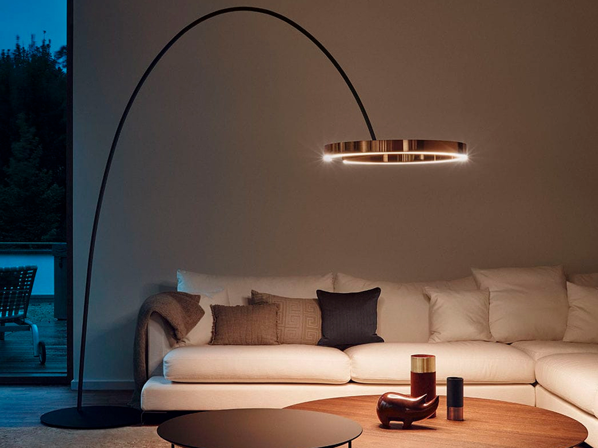 Occhio Mito Largo Floor Lamp Black