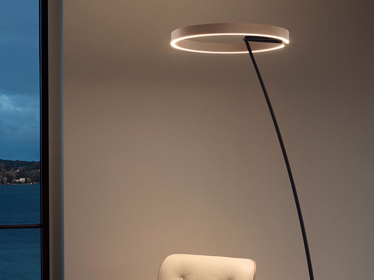 Occhio Mito Raggio Floor Lamp Black