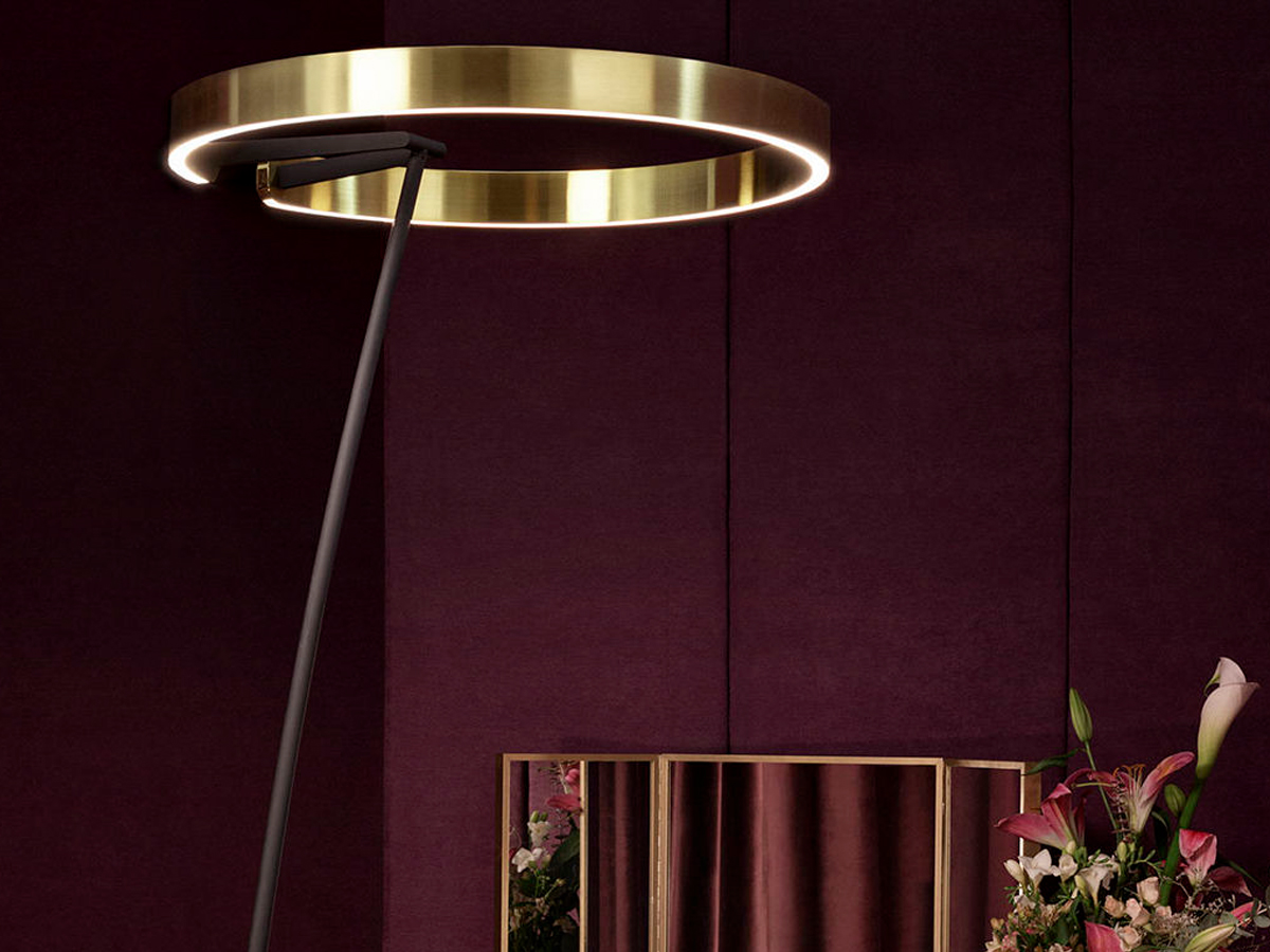 Occhio Mito Raggio Floor Lamp Black