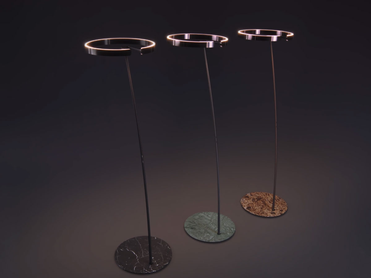 Occhio Mito Raggio Edizione Lusso Floor Lamp