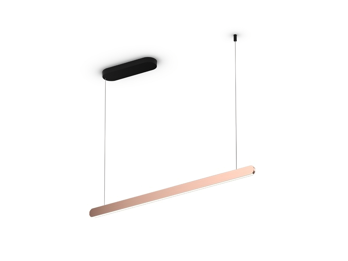 Occhio Mito Volo 100 Fix Up Suspension Lamp Rose Goldmatt Black