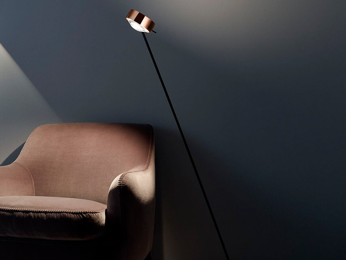 Occhio Sento Reading Floor Lamp Black