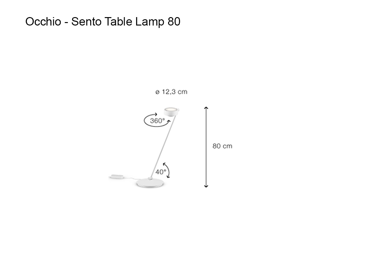 Occhio Sento 80 Table Lamp