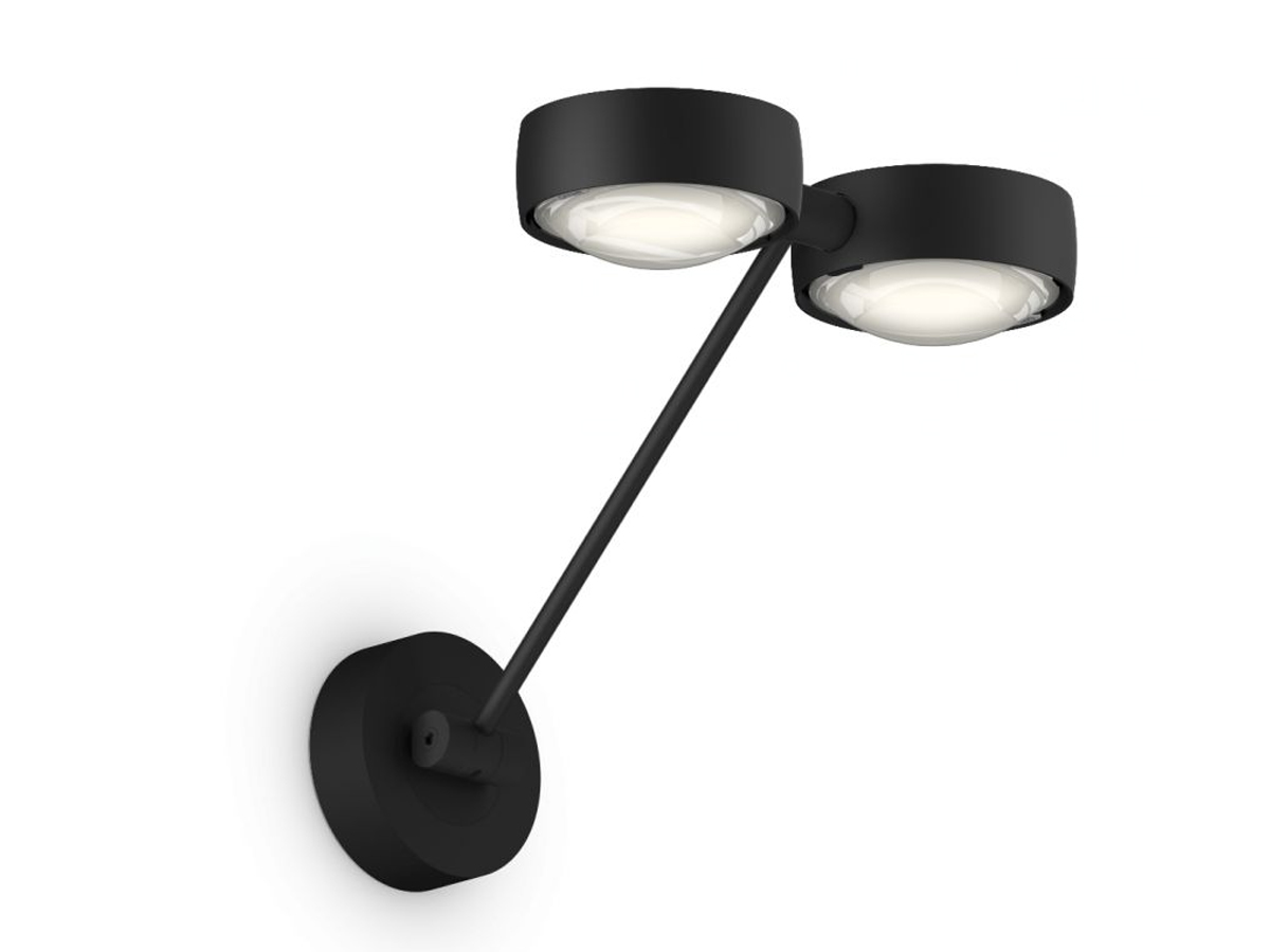 Occhio Sento Parete Doppio Wall Lamp Black Base