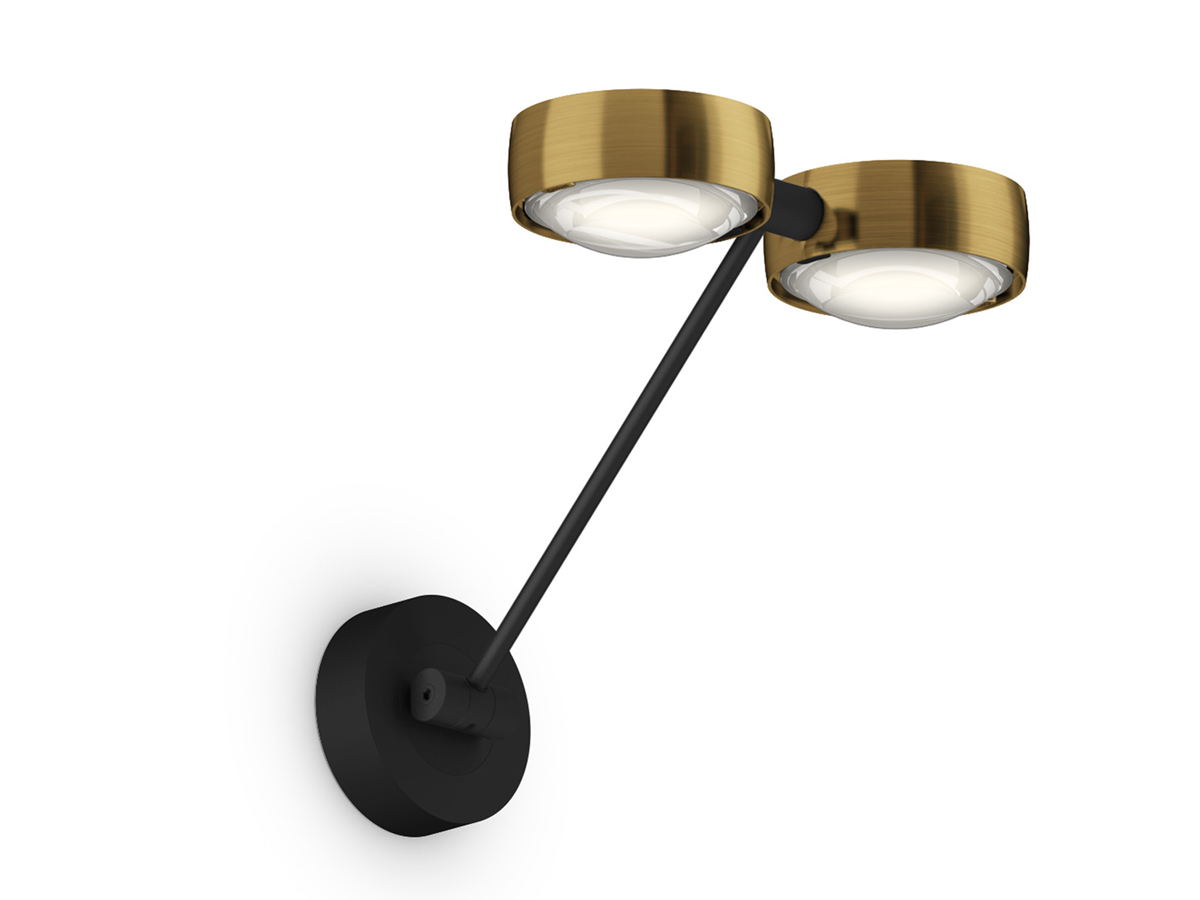 Occhio Sento Parete Doppio Wall Lamp Black Base