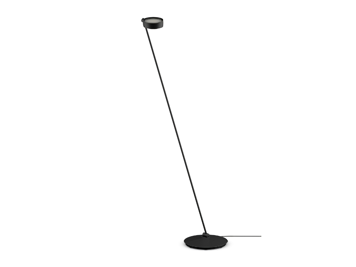 Occhio Sento Reading Floor Lamp 160 Matt Black Right