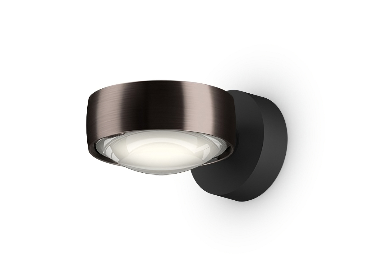 Occhio Sento Verticale Up Wall Lamp Phantommatt Black