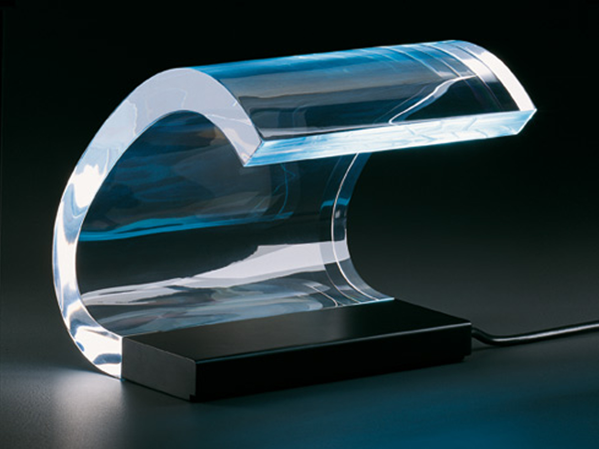 Oluce Acrilica Table Lamp Black