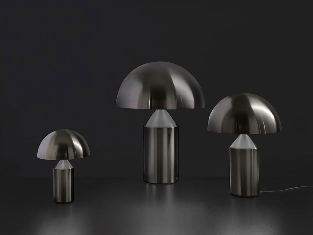 Oluce Atollo Nickel Table Lamp