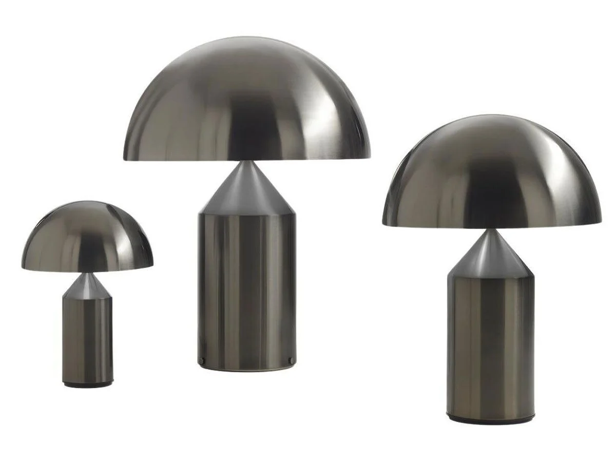Oluce Atollo Nickel Table Lamp