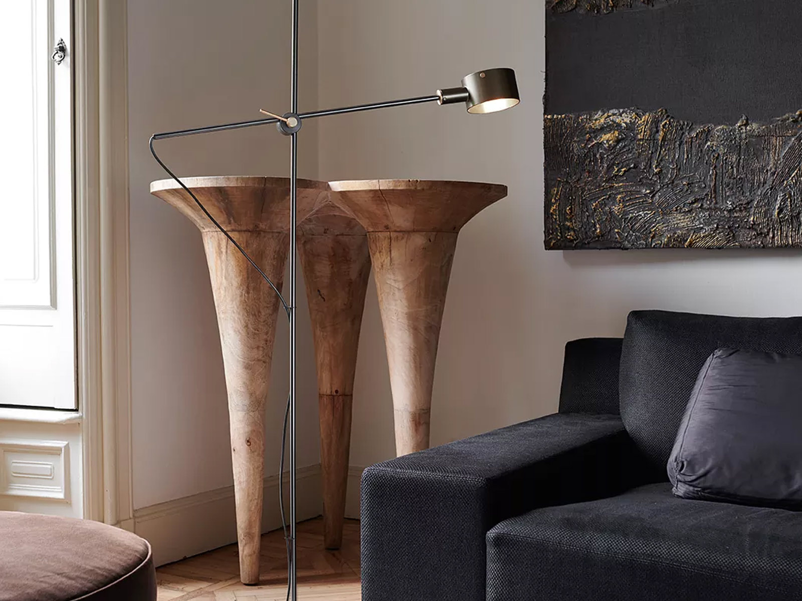 Oluce G O 352 Floor Lamp