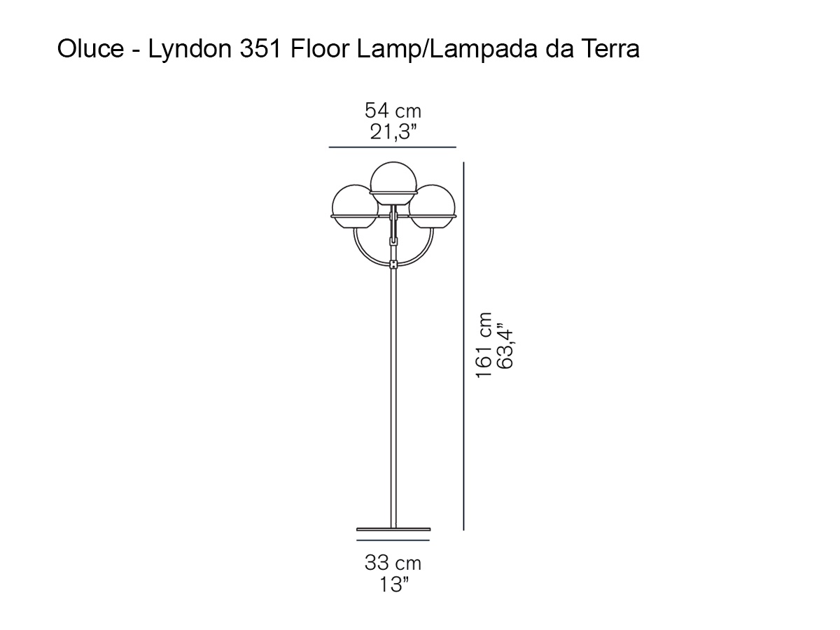 Oluce Lyndon 351 Floor Lamp
