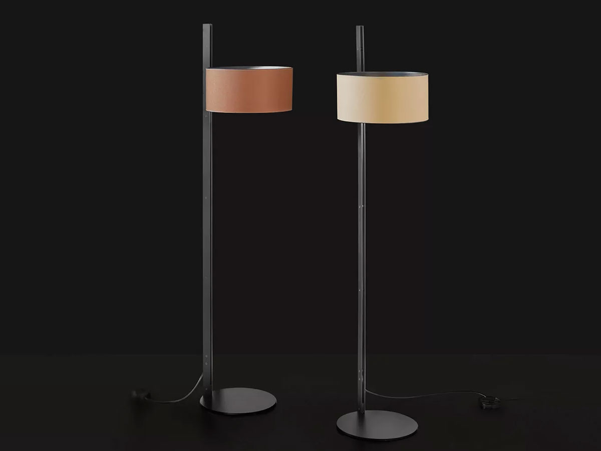 Oluce Parallel 396 Floor Lamp Sand