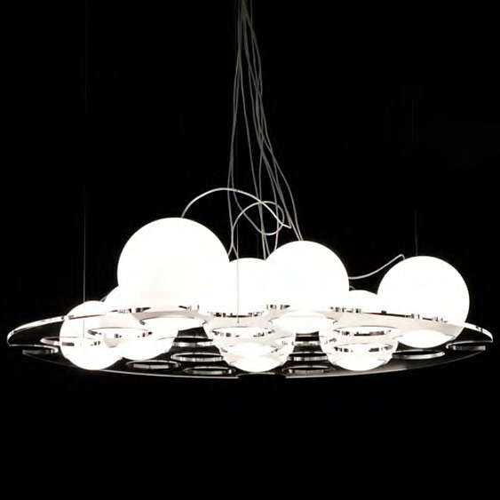 Oluce Plateau 476 Suspension Lamp