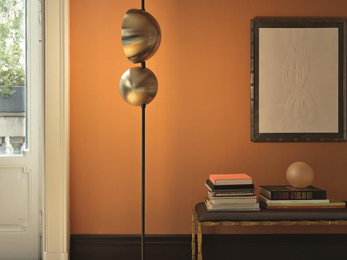 Oluce Superluna Floor Lamp