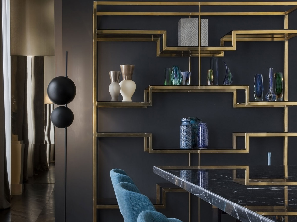 Oluce Superluna Floor Lamp