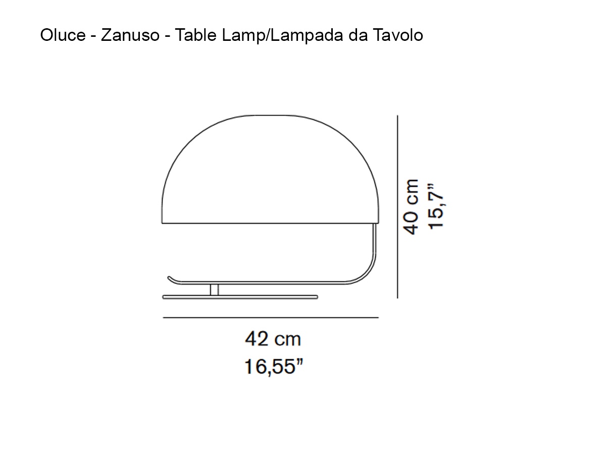 Oluce Zanuso Table Lamp