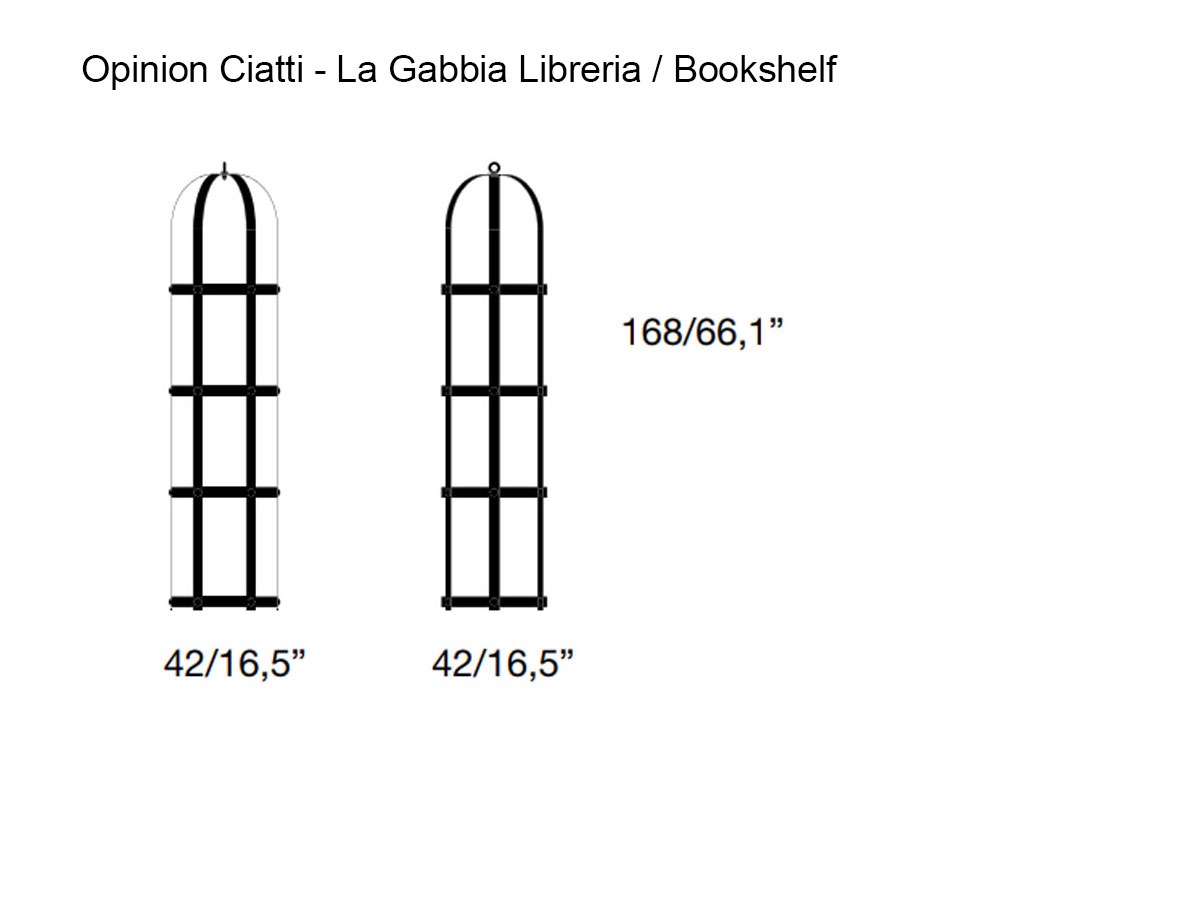Opinion Ciatti La Gabbia Bookshelf