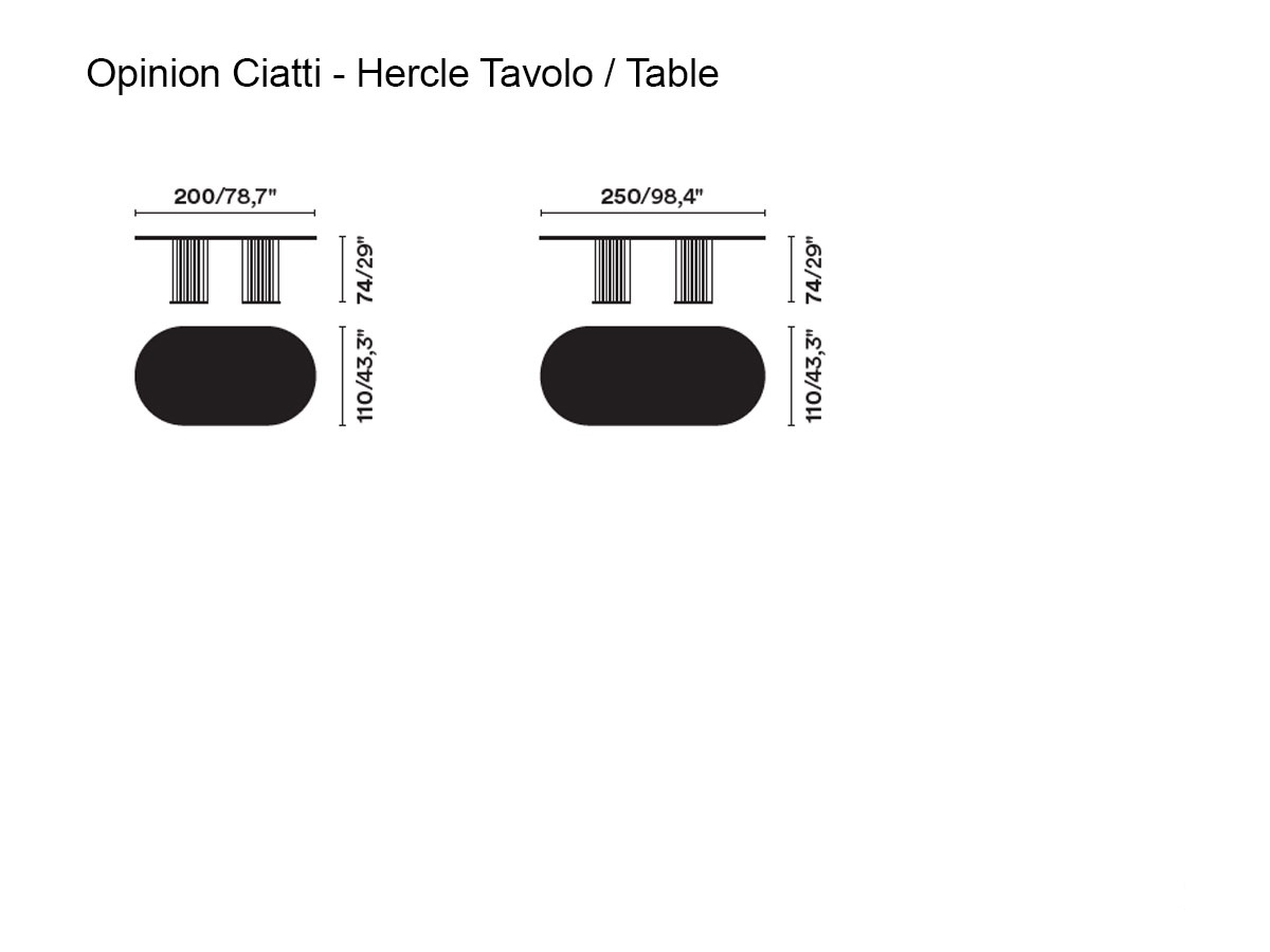Opinion Ciatti Hercle Table Oval