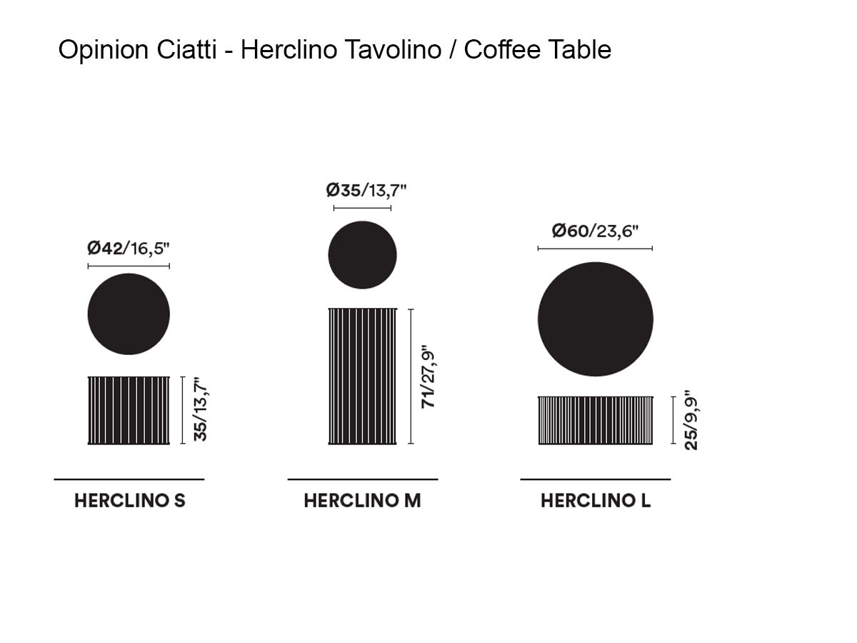 Opinion Ciatti Herclino Coffee Table