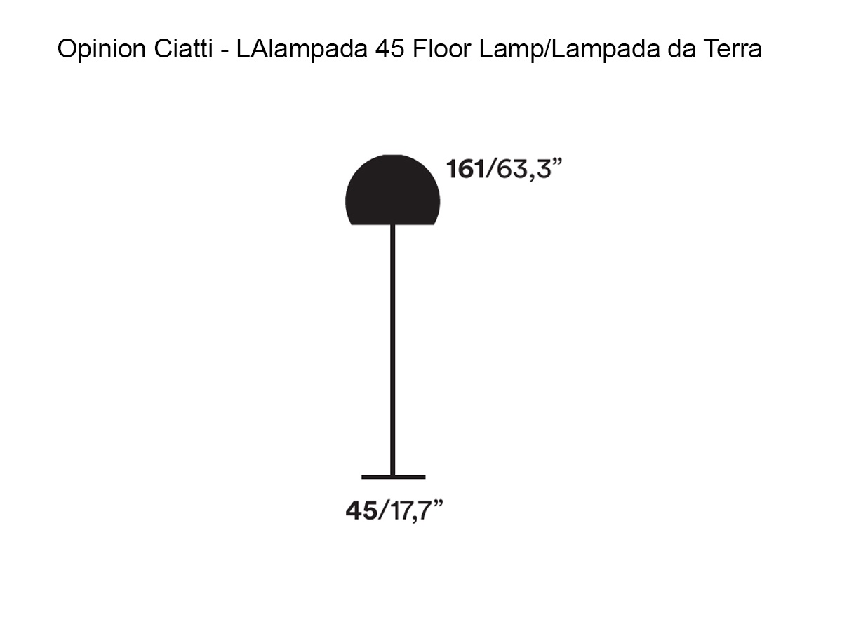 Opinion Ciatti Lalampada 45 Floor Lamp