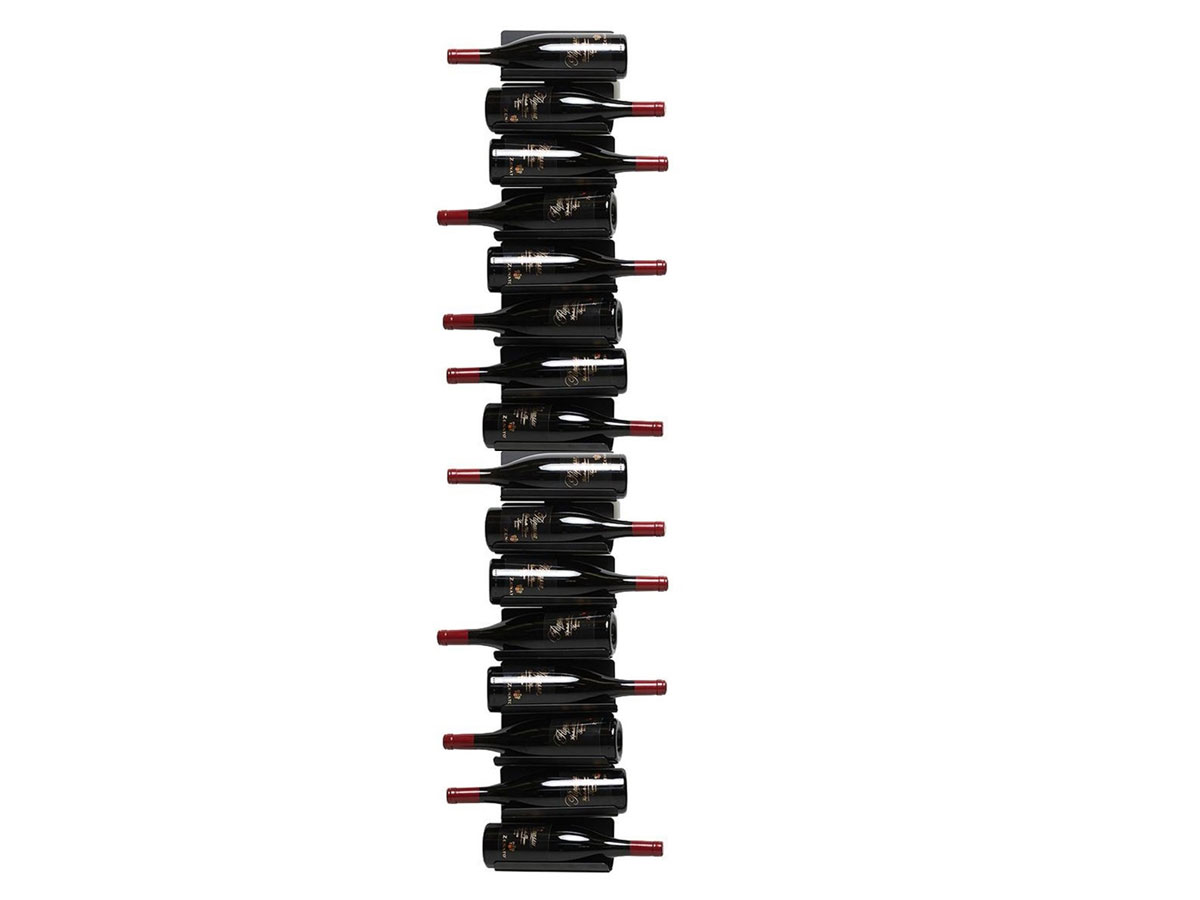 Opinion Ciatti Ptolomeo Wall Bottle Holder Black