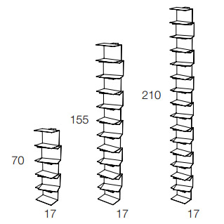 Opinion Ciatti Wall Ptolomeo Bookshelf H155
