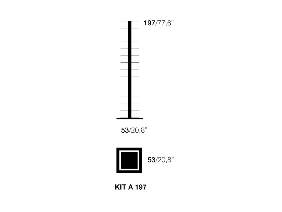 Opinion Ciatti Ptolomeo X4 H197 Swivel Bookshelf
