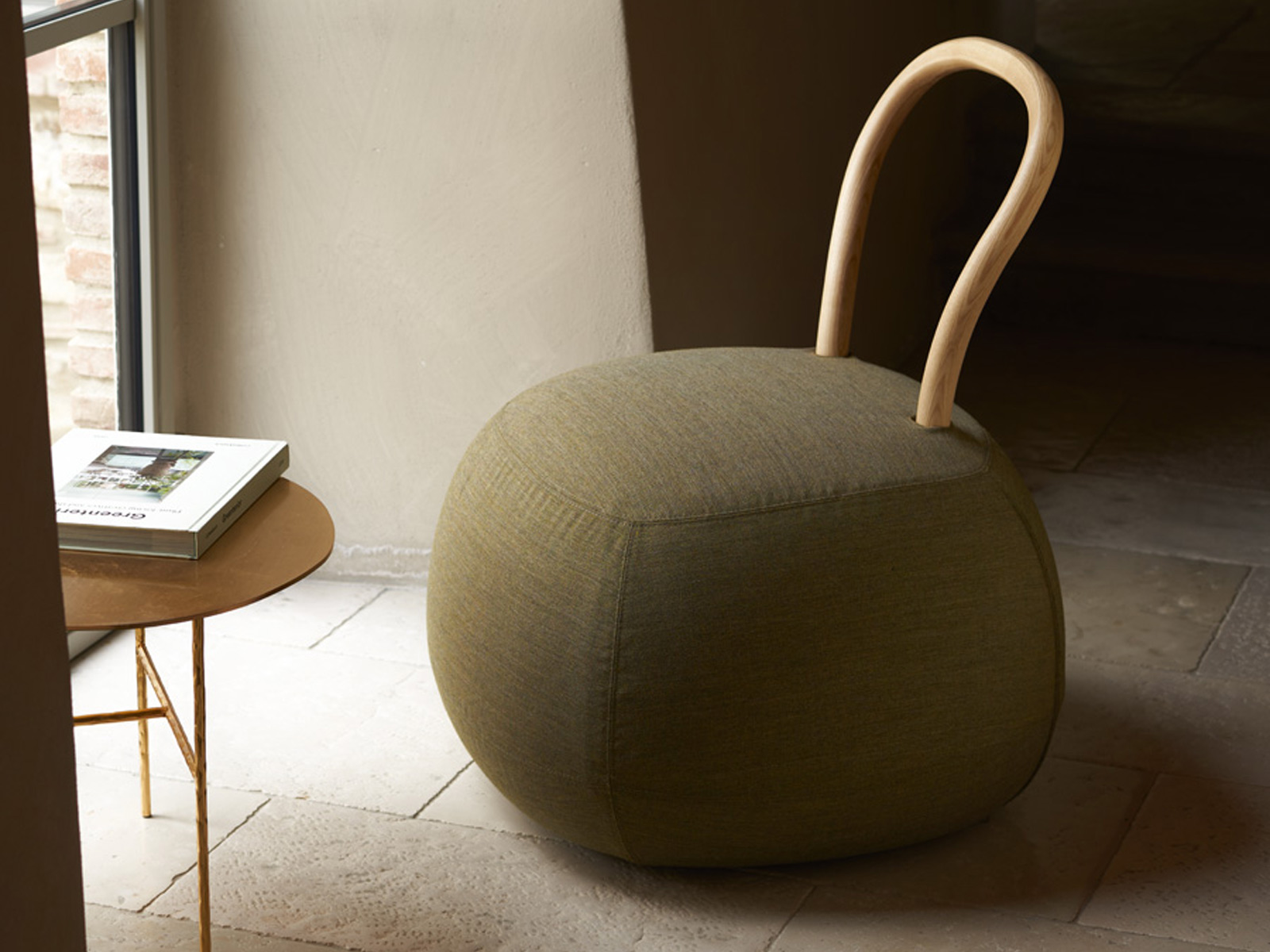 Opinion Ciatti Yum Yum Pouf With Backrest