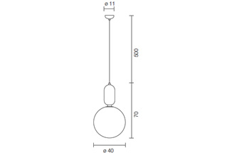 Parachilna Aballs T Gr Suspension Lamp