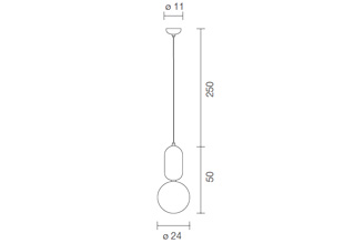 Parachilna Aballs T Me Suspension Lamp